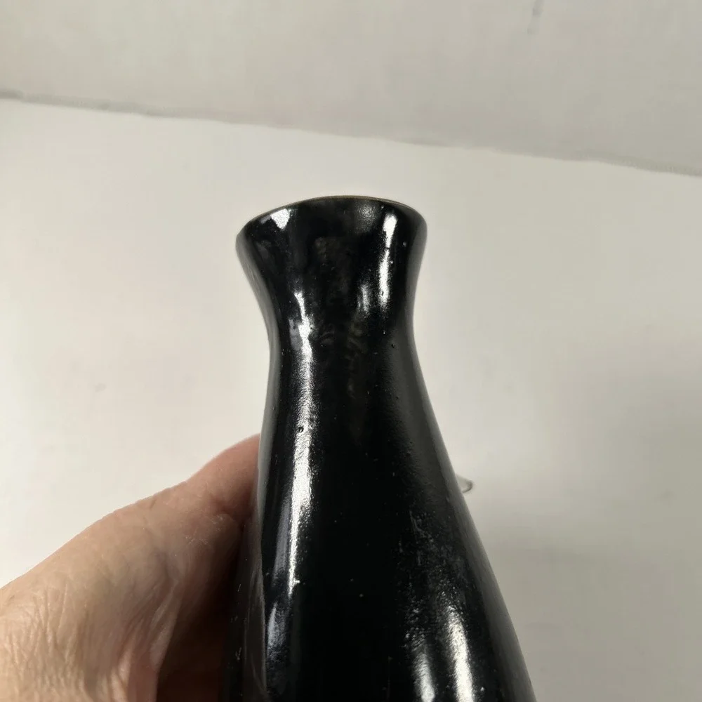 Vintage Mars 80's Black‎ Bud Base Blue Lily 8 Inch